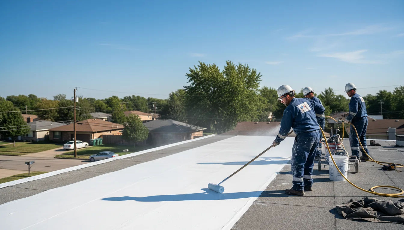 Commercial roof coating in Ray Brook, NY near me
